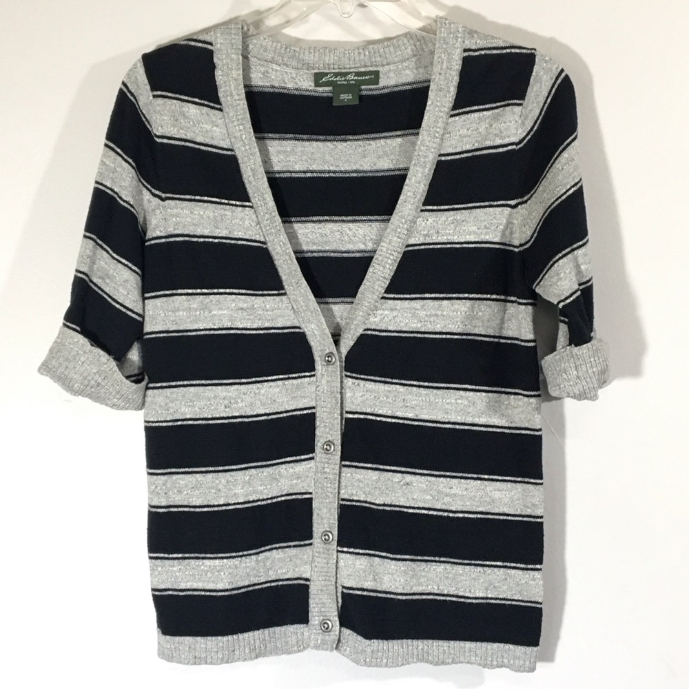 Eddie Bauer Striped Cardigan‎